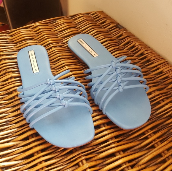 Zara Shoes - Light Blue Sandals